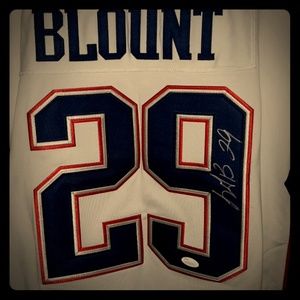 A signed Blount Jersey